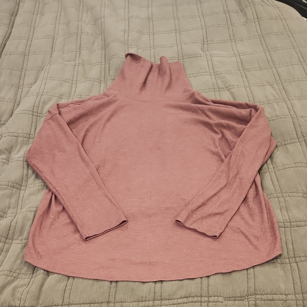 a new day Women's Long Sleeve Top - Pinkish Mauve Size XXL!